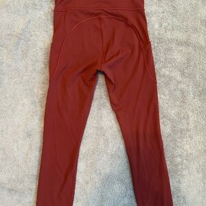 Lululemon Chianti Invigorate High Rise Crop Leggings 23”